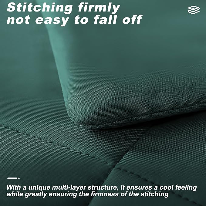 Cooling Comforter Queen Size, Double-Sided Cold Tech Quilted Bed Comforters - Image 4