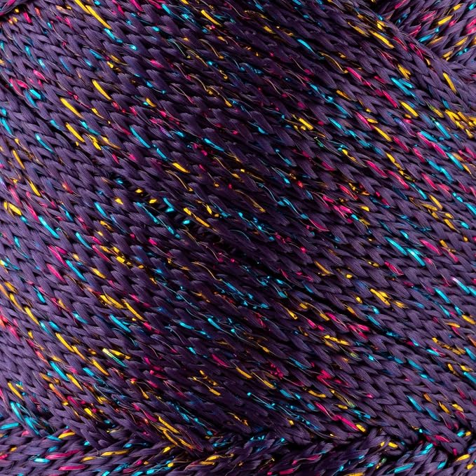 10 Skeins of Sensy Premium 2mm 251 Yards Sparkle Polyester Rope 90% - Image 2