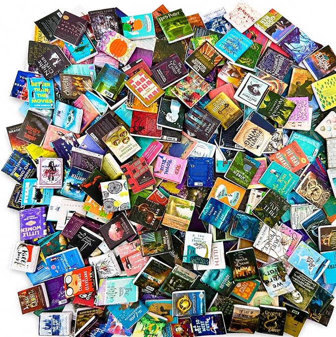 200Pcs Mini Books, Miniatures Book by LUFEEMGA