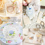 OKUPAN Vintage Floral Scrapbook Supplies Kit - Image 5