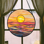Stained Glass Window Hanging, and Mom 6.3x6.3 in - Image 3