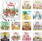Trandraft 13 Pcs Summer Interchangeable Seasonal Diamond Art Kits by Trandraft