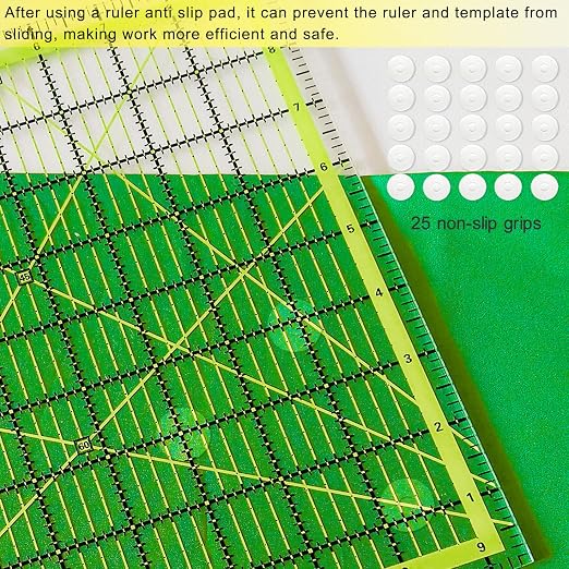 Quilting Rulers, Acrylic Quilt Ruler, 4 Square Fabric Cutting Ruler, Quilting - Image 3