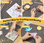 Premium Self Healing Cutting Mat 18'' x 12'', A3 Non-slip Sewing Mat - Image 7