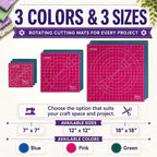 The Quilted Bear Rotating Cutting Mat 18" x 18" - Image 2
