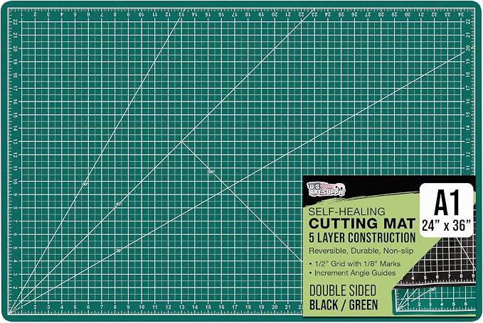 U.S. Art Supply 24" x 36" Self-Healing Cutting Mat 5-Ply by USArtSupply