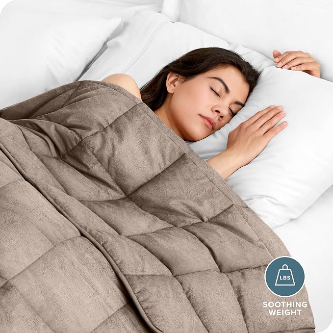 Bare Home Weighted Blanket King Size 25lb - Image 2