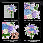 Unwynd Poke Art Hydrangea Flower Bouquet | Mess-Free Arts and Crafts - Image 7