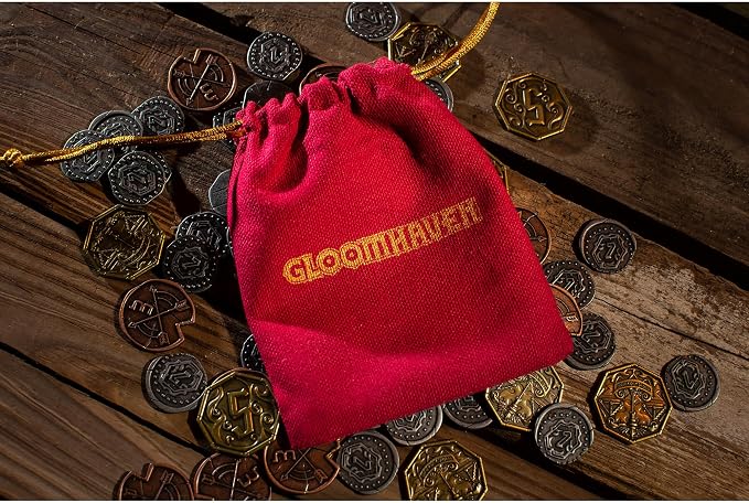 Cephalofair Games: Gloomhaven: Metal Coin Upgrade - Image 2