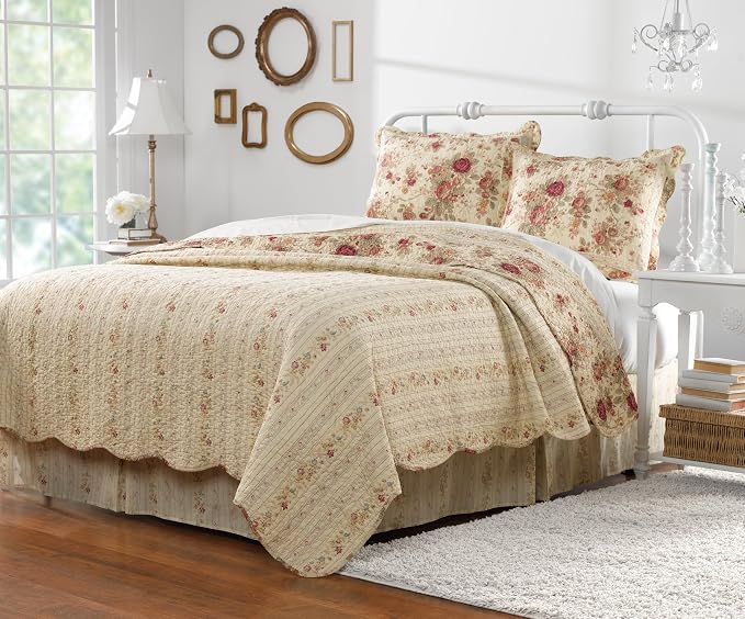 Greenland Home Antique Rose King Quilt Set - Image 3
