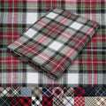 Pico Textiles 20 Yards Bolt Red Green White Tartan Plaid Flannel Fabric by PicoTextiles