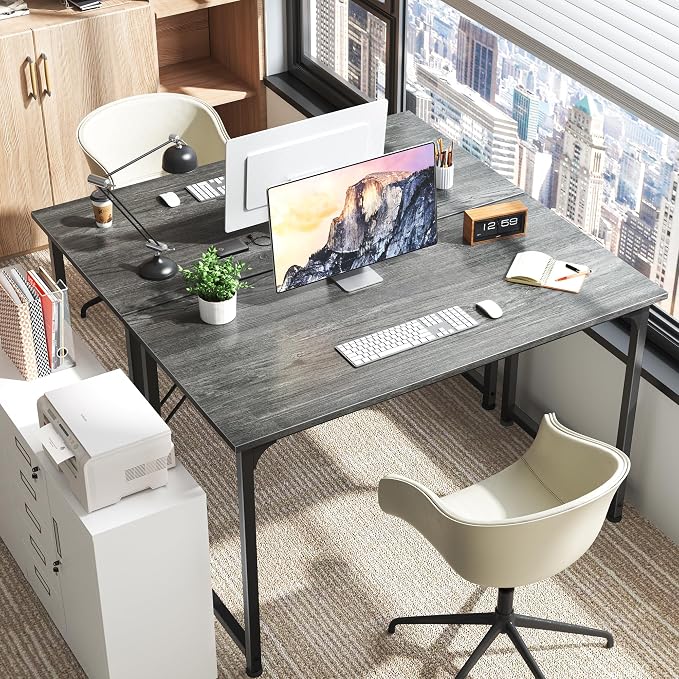 Huuger Computer Desk, 48 Inch Office Desk, Gaming Desk - Image 9