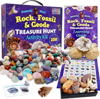 DANCING BEAR Rock, Mineral & Geodes Treasure Hunt Activity Kit Real Shark Teeth - Image 8