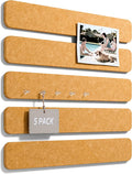 Fluxynara Cork Board Alternative Felt Strip Board 5-Pack 13"x2", Office Pin by FLUXYNARA