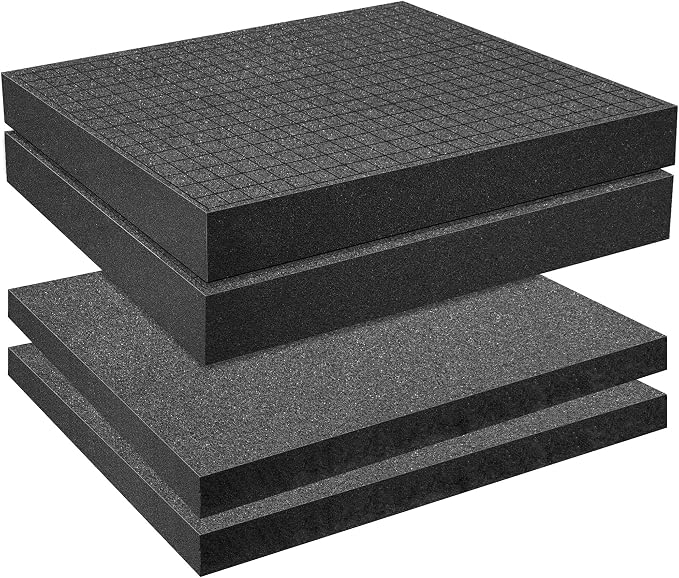 DECOHS 4 PCS Pick Apart Foam Insert- 2 Size Pick and Pluck Foam- Pluck Pre Cube by DECOHS