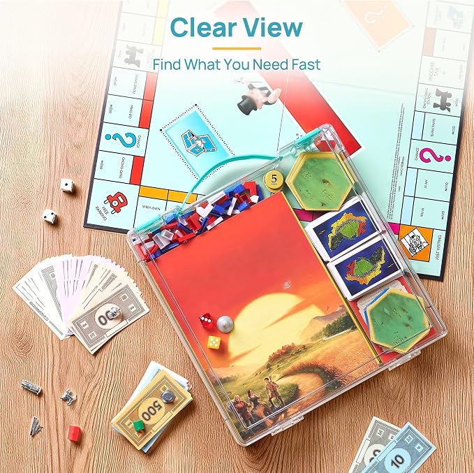 Vtopmart 2 Pack Board Game Storage - Image 4