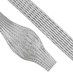 9/16" Wide Tinned Copper Braided Metal Wire Shielding Sleeve Ground Strap by BuyUneed