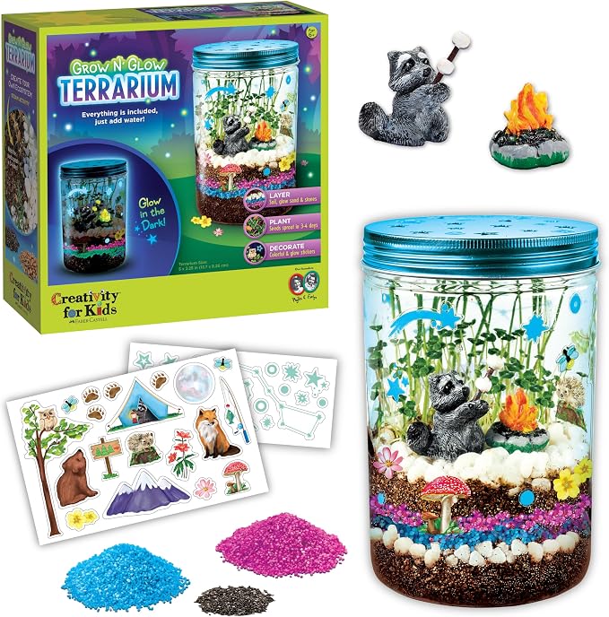 Creativity for Kids Grow 'N Glow Terrarium Kit by CreativityforKids