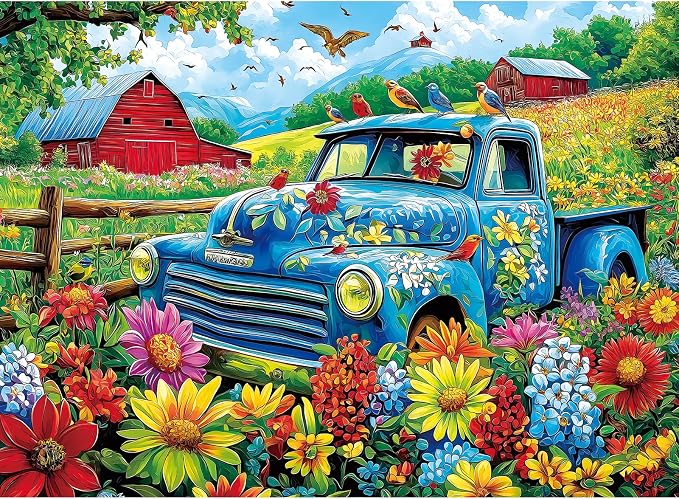 MINIWAN Flower Truck 500 Piece Puzzles - Image 4