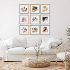 Sheffield Home 9 Piece Gallery Wall Frame Set, 12x12 in. Matted to 8x8 in. - Image 2