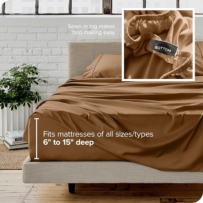 Bare Home California King Sheet Set - Image 5