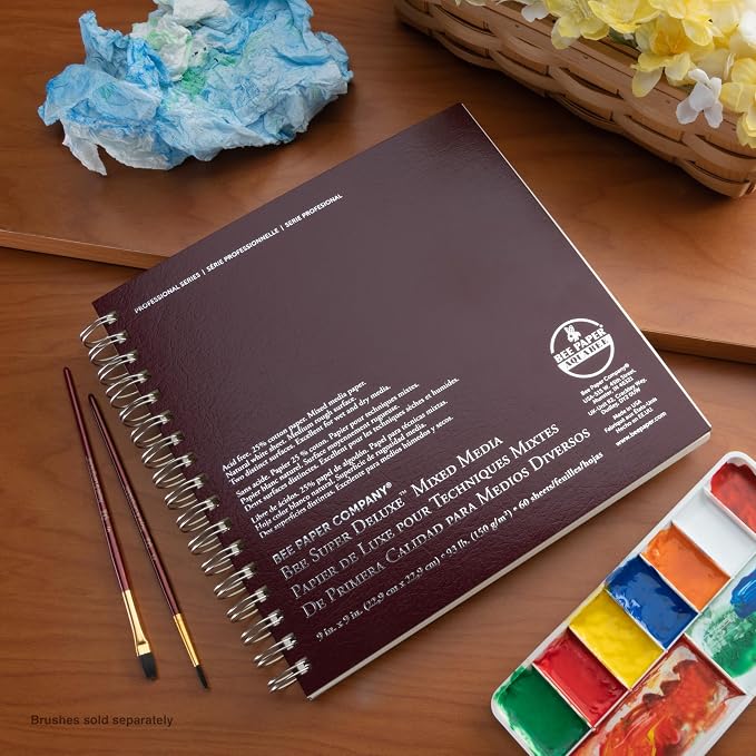 Bee Paper - 11"x 14" Super Deluxe Mixed Media Sketching Pad, 60 Sheets - Image 7