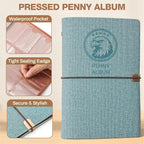 TaoBary Pressed Penny Book Holds 320 or 288 Coins, Pressed Penny Collection - Image 3