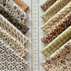 60-Piece Neutral Nature Patchwork Cotton Fabric Squares – 8×8 inch, 100% Cotton - Image 6