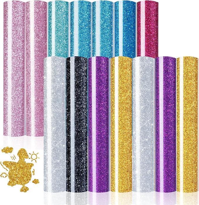 HTVRONT Glitter Heat Transfer Vinyl by HTVRONT