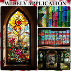 36 Sheets Transparent Stained Glass Sheets, 4 x 6 Inch Mosaic Glass Tiles Bulk - Image 6