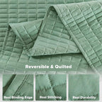 Comfort Spaces Kienna Quilt Set- Double Sided Stitching Design Summer Blanket - Image 6