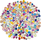 1.1lb Ceramic Mosaic Tiles, Mixed Colour Ceramic Mosaic Pieces - Image 2