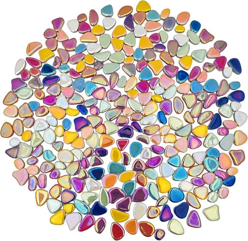 1.1lb Ceramic Mosaic Tiles, Mixed Colour Ceramic Mosaic Pieces - Image 2