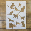 TIAMECH A4 Reusable Cat Silhouette Stencil by TIAMECH