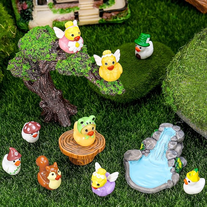36 Pcs Fairy Garden Accessories Miniature Figurines Decor Set | Weather - Image 6