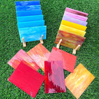 LITMIND 24 Sheets Vibrant Stained Glass Variety Pack – 6 x 4 Inch Tiffany Style - Image 6