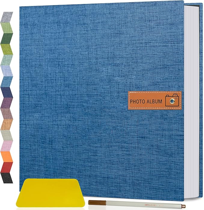 Popotop Large Photo Album Self Adhesive 4x6 5x7 8x10 Scrapbook Album DIY by Popotop