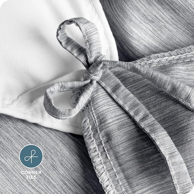 Bare Home Bedding Duvet Cover Oversized King Size - Image 6