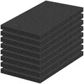 8 PCS Polyurethane Foam Sheets 16" L x 12" W x 1" T Packing Foam Inserts by MYFAMIREA