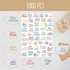 1000 PCS Bible Verse Stickers - Image 2