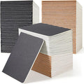 feela 170 Pack Blank Kraft Notebooks, Unlined Sketchbook Mini Cute Note Pad by feela