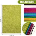 12 Pack Glitter Foam Sheets Craft 8 x 12 inch, 12 Colors | Sparkles Foam Paper - Image 2