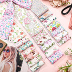 Hosuly 40 Pcs Spring Floral Jelly Fabric - Image 3