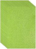 PATIKIL Light Green Shiny EVA Glitter Foam Sheet 11 x 8 Inch 2mm Thick by PATIKIL