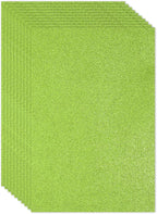 PATIKIL Light Green Shiny EVA Glitter Foam Sheet 11 x 8 Inch 2mm Thick by PATIKIL