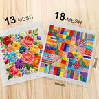 Needlepoint Canvas, 18 Mesh Needlepoint Canvas, Blank Canvas Cloth - Image 2