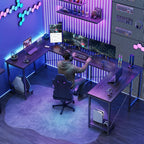 DUMOS 50-Inch Reversible L Shaped Desk - Image 4