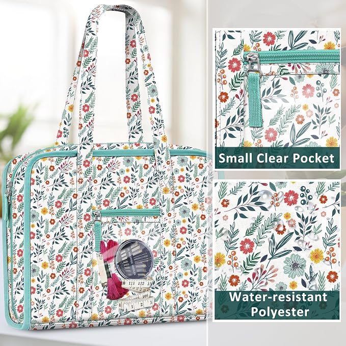 FINPAC Sewing and Craft Supplies Storage Tote, Large Capacity Travel Packing - Image 5