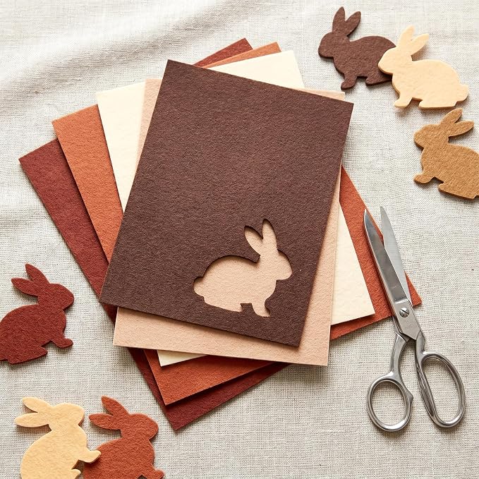 18Pcs Brown Felt Sheets for Crafts, Soft and Thick Brown Felt Fabric, 11.81 X - Image 6