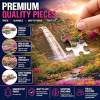 Hawaiian Waterfall Puzzles for Adults 1000 Pieces, Impossible Hard Difficult - Image 4